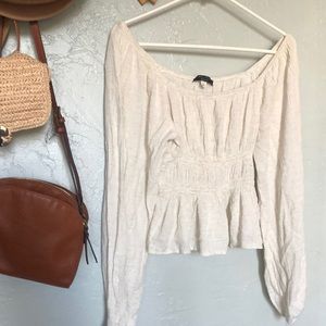 Peasant boho top